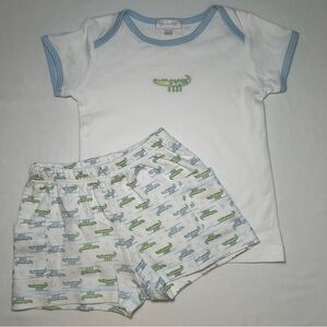 Magnolia Baby Alligator Loungewear Set